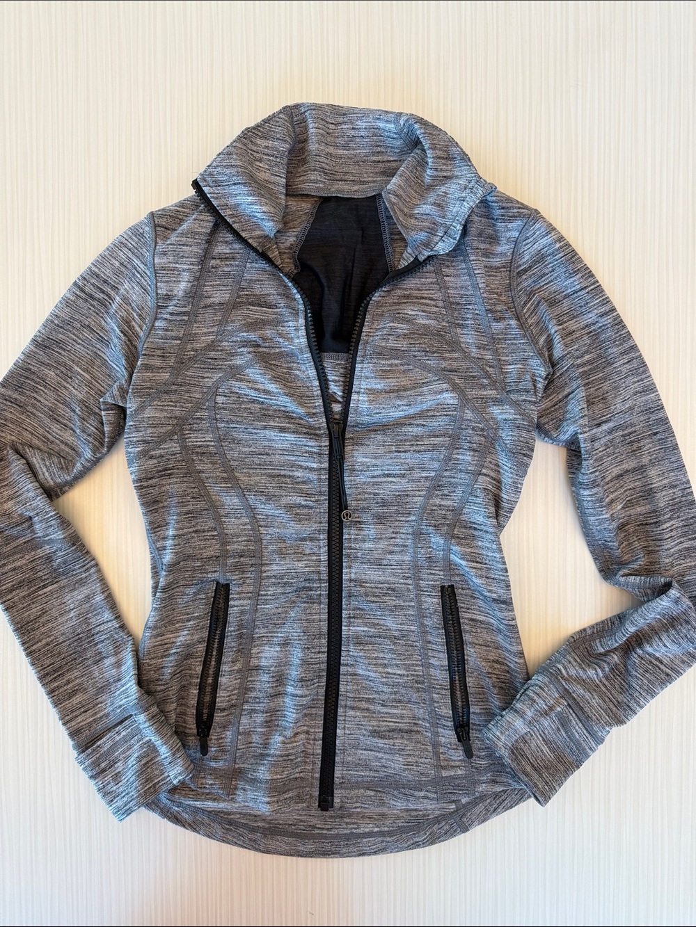 lululemon athletica Women's Gray Full-Zip Performance Jacket